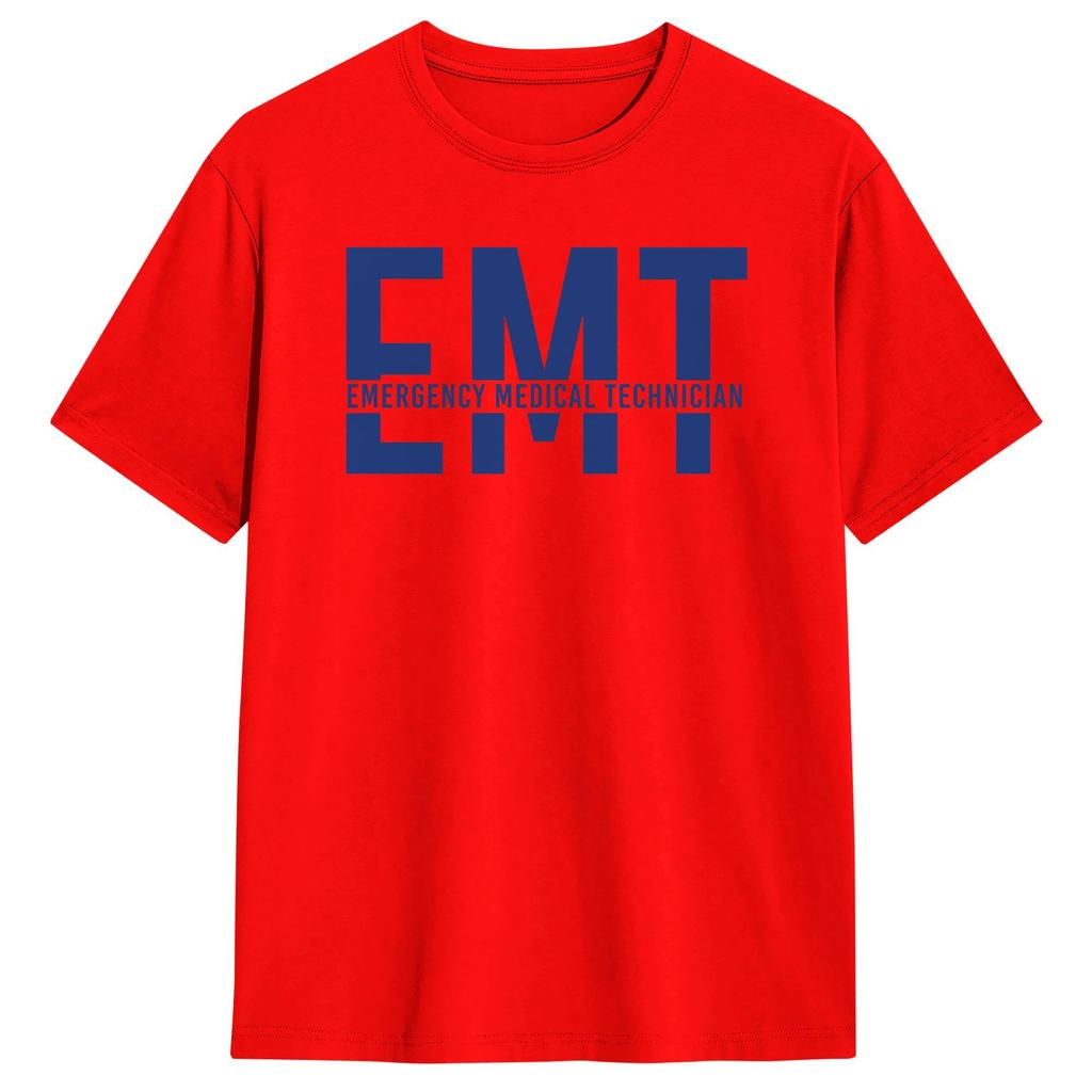 EMT Emergency medical T Shirt Summer  Y2K Retro T Shirts Cotton Harajuku Tee Shirt For Men Casual Tees