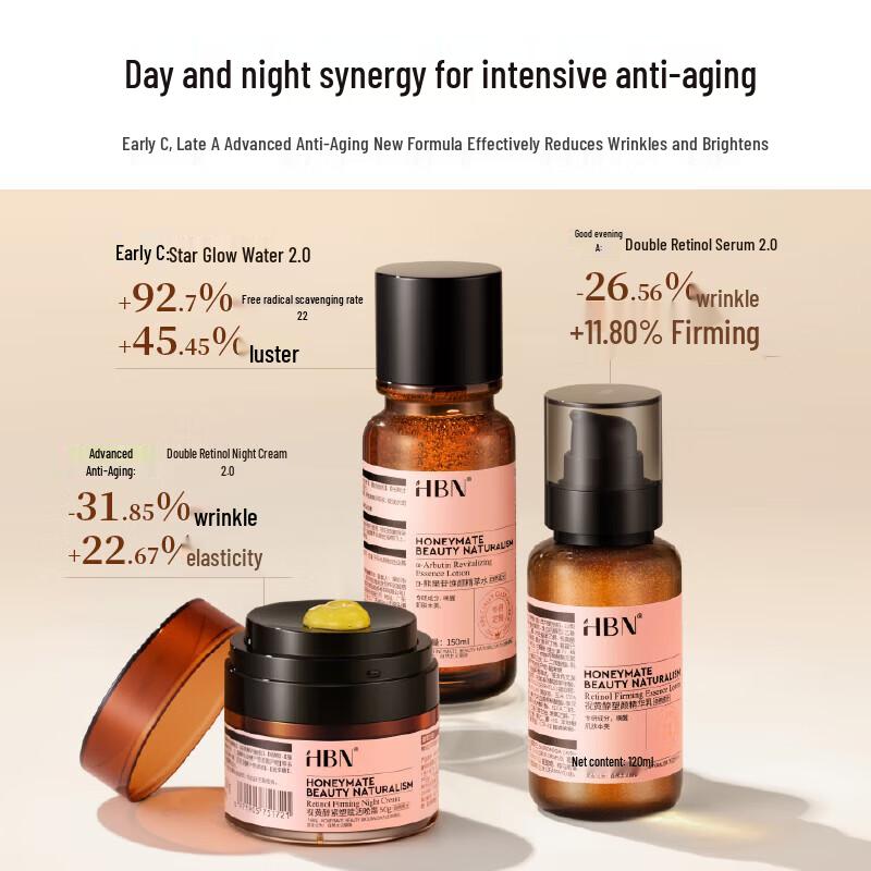 HBN Retinol & Vitamin C Skincare Set 2.0