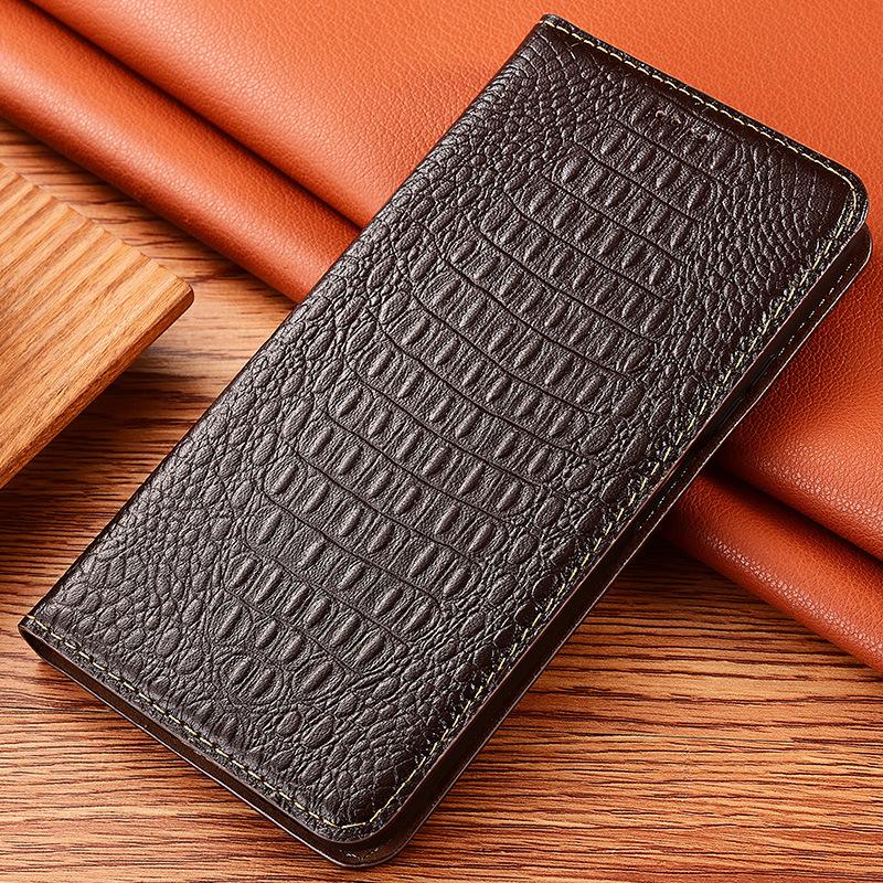 Genuine Leather Flip Wallet Phone Case Anti Drop Full Coverage Protective Cover Compatible for Apple 17 16 15 14 13  Pro Pro Promax Plus