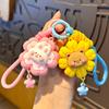 Kreskówkowy kreatywny niedźwiedź królik kwiat brelok wisiorek brelok samochodowy wykwintny plecak akcesoria dekoracyjne prezenty
