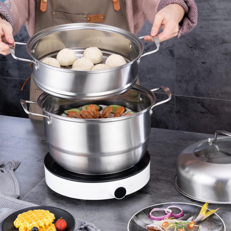 Stainless Steel Steamer Pot Set