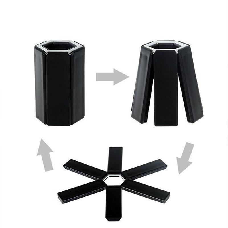 Pot Mat Dish Placemat Coaster Folding Heat Insulation High Temperature Pots And Pans Kitchen Gadgets