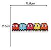 Generic Pac-Man Ghost Patch, Iron-On Logo, Character, Movie Emblem, Patch, Logo, Embroidery, Repair, DIY, Iron-On Patch, Complete Set