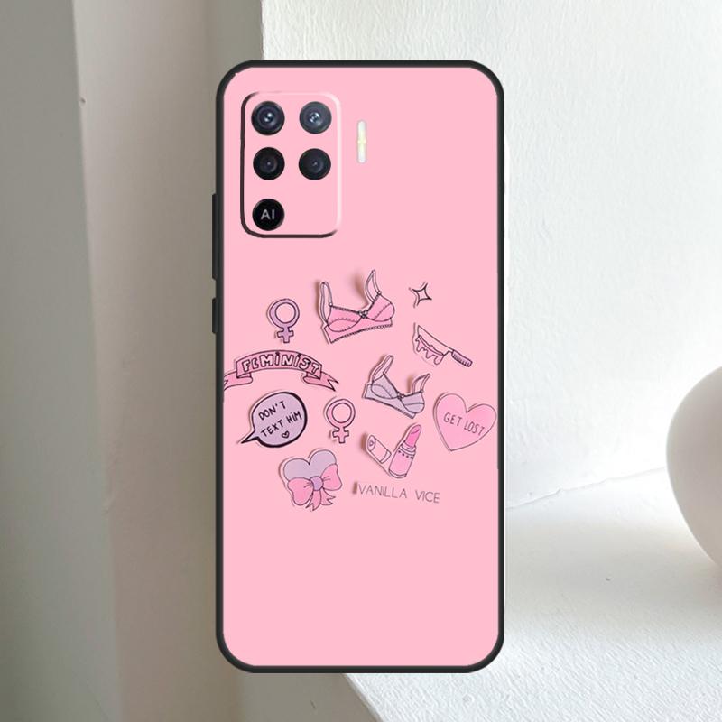 

Чехол с надписью Feminist Girl Power Women для OPPO A96 A76 A16 A5 A6 Pro A15 A17 A57 A18 A38 A58 A78 A98 A54 A74 A94 A40 A60 A80 OPPO A74 5G