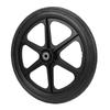 Rollstuhl Hinterrad Ersatz Straßenreifen mit Schraube Teile Zubehör Durchmesser 35cm Schwarz
