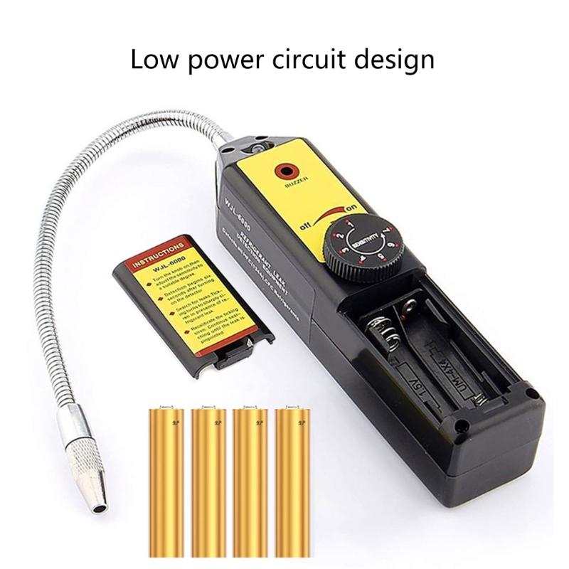 Refrigerant LeakDetector Halogen LeakDetector Freons GasLeakage Tester HVAC Air ConditionR22 R410A R134A R1234YF