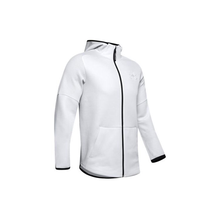 UA Unstoppable Training Sports Solid Color Jacket Men Jacket Gray 1345546-014