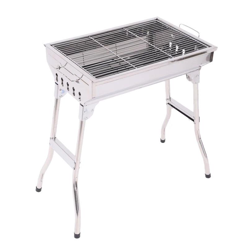 Portable High-Leg Charcoal BBQ Grill
