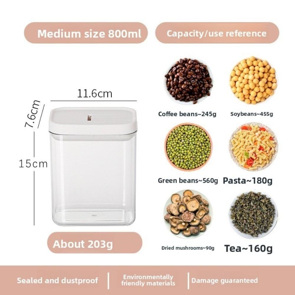 Moisture-Proof Sealed Food Storage Box Transparent Fridge Storage Tank  Kitchen Storage