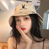 Korean-Style Bugs Bunny Bucket Hat – Trendy Women's Summer Sun Protection with Large Brim for a Slimming Look