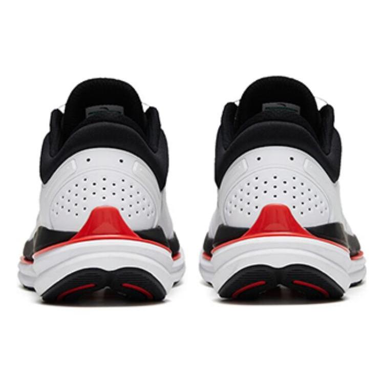 New Anta Cushioning Anti Slip And Wear Resistant Low Top Running Shoes Men's White Black Silver 112315581A-5