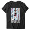 Women's Crew Neck Short Sleeve Pullover T-Shirt Featuring Graphic Print Front Casual Fit Soft Fabric Comfortable Wear