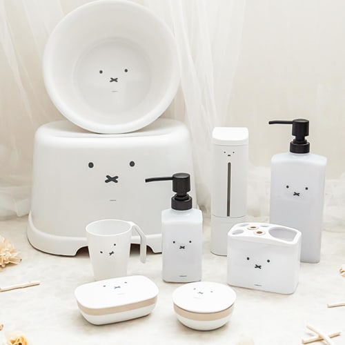 Richell Dick Bruna Soap Box, Round, White