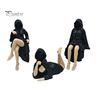 Unique Home Decorative Sculpture Ghost Girl Hooded Sculpture, Ethereal Mysterious Statue, Gothic Dark Academia Decor Queen Character Robe Figurine for
