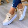 Women Casual Sneakers Woman Fashion Spring Leather PU Sneakers Female Platform Vulcanize Shoes