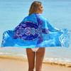 1pc with Turtle and Waves Pattern Beach Towel Travel Towel Unisex Soft Comfortable Quick Dry Portable for Men Women Beach