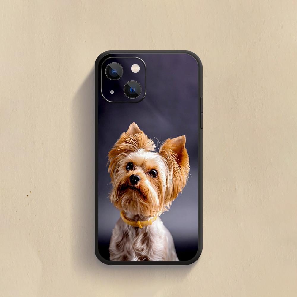 Roztomilé pouzdro na telefon pro psa Yorkies pro iPhone Samsung Galaxy Redmi Xiaomi Oppo OnePlus Note SA 7 8 9 10 11 12 13 14 20 21 22 23 53 54 Pro Max Plus Ultra