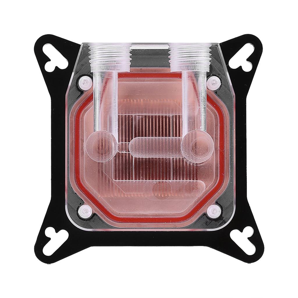 Computer GPU Water Cooler Cooling Block Copper Base POM Cover with Waterway