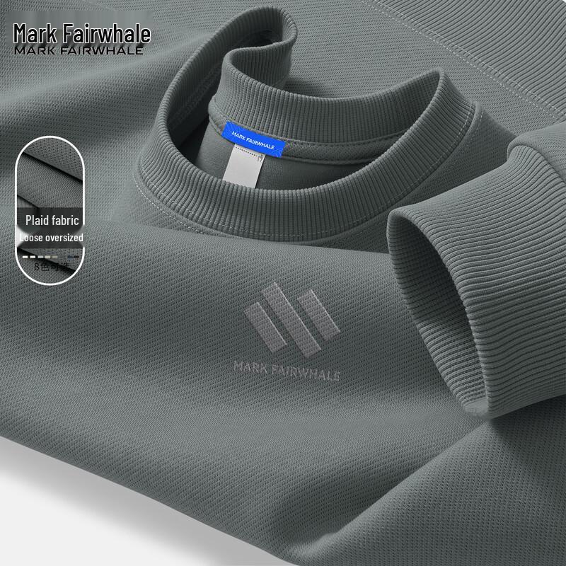 Mark Fairwhale Men's American Casual Crew Neck Sweatshirt