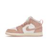 Air Jordan 1 Mid SE PS Legend Pink Kids Sneakers White Sail FN7493-161