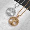 High Quality Stainless Steel Tree of Life Pendant World Tree Necklace Men Women Fashion Lucky Amulet Jewelry