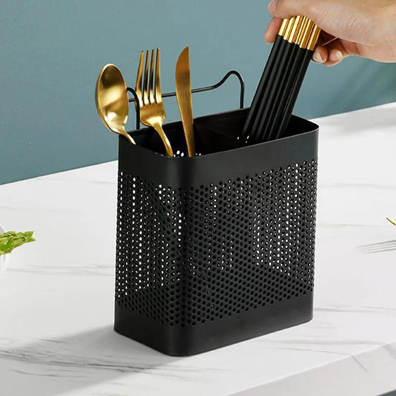 Stainless Steel Utensil Holder For Dish Rack Chopstick Basket Silverware Drying Rack Holder For Dishwasher Utensil Drying Rack
