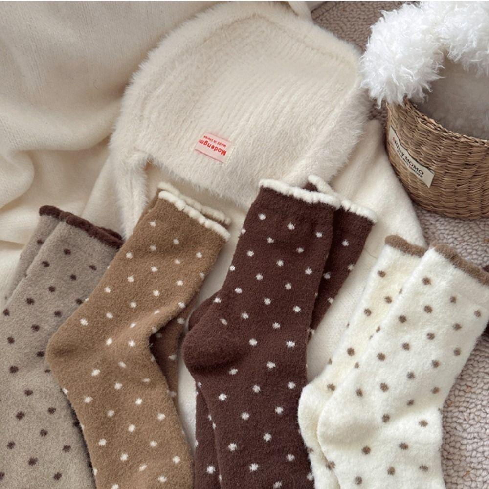 Plush Thermal Sleep Sock Thicken Snow Boot Socks New Women Socks  Autumn Winter