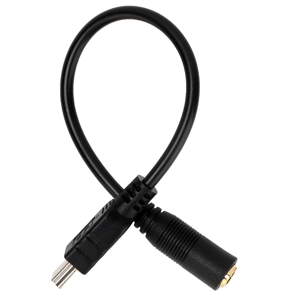 Mini USB to 3.5mm Three Pole Audio Jack Microphone Adapter Cable for Gopro Camera