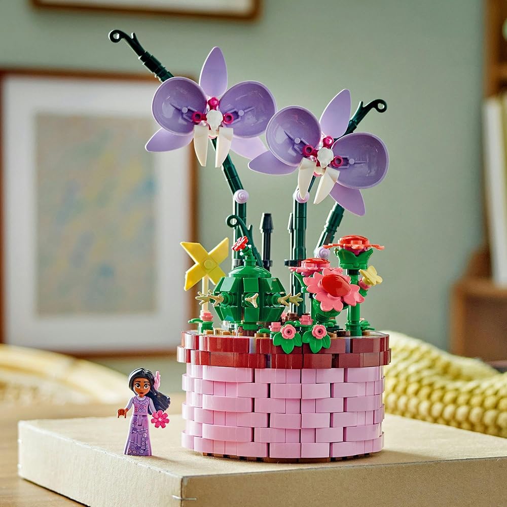 LEGO Disney Isabella Flower Pot Toy Building Set for Kids Age 9-11, Creative Play, Gift Idea