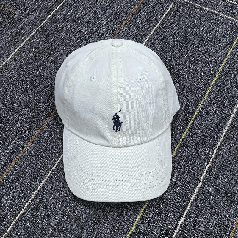 Gorra de Béisbol Polo Ralph Gray RL con Bordado de Logo de Caballo Pequeño - Sombrero de Copa Suave Unisex