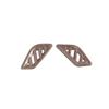 Peach Wood Grain Dashboard Air Outlet Vent Cover Trim For Nissan Rogue -2024