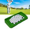 Golf Rubber Silicon Serve Box Storage Case Ball Tray Container Golfing Supplies Green
