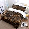 Set Biancheria da Letto con Fantasia Tigre. Diverse Misure per Bambini e Adulti, Raffinato Set Lenzuola 3 Pezzi, Regalo