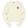 KIRSH Emblem Wappen Round Neck Knit [Ivory]
