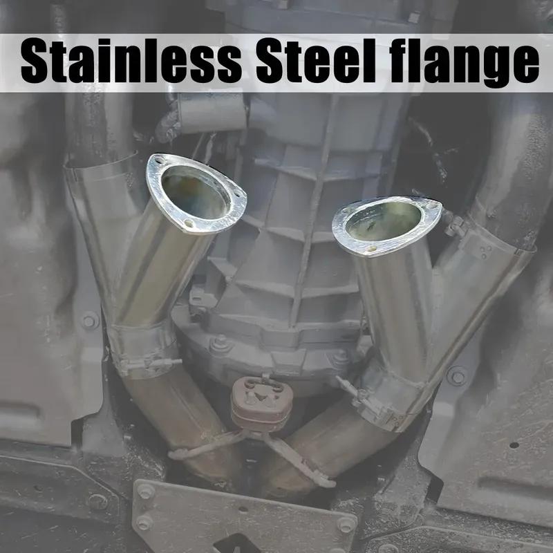 2/2.5/3 Inch 3-bolt Stainless Steel Exhaust Muffler Weld Flange Connection Joint With Gasket