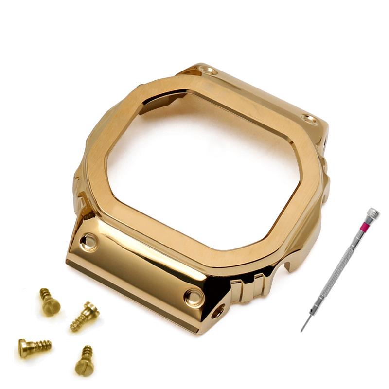 

Ремешок для часов V4.0 из нержавеющей стали для casio g-shock DW-5600 DW5600 GW-B5600 DW-5030 GB-5600 GWX-5600, корпус ремешка для часов, стальной безель 5600 series