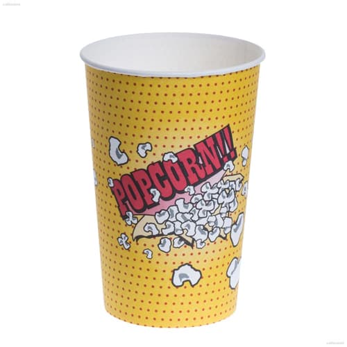 

HUHTAMAKI Popcorn Cups, 46 oz, 25 count
