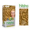 Nisha Vopsea de Păr Crem Blond Auriu 8.1 Acoperire 100% Fire Albe Luciu Profund Ultra Moale Pachet 60g+60ml+18ml