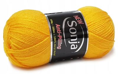 NEW Sonja 100% Acrylic Anti-pilling Yellow 32