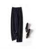 Women's High-Waist Wool Tweed Trousers - Versatile, Thick, Anti-Wrinkle, Drape, Straight Fit for Autumn/Winter