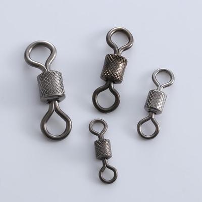 Sea Fishing Safety Snap Rolling Swivel Fishing Hook Connector Fishing Swivels Ball Bearing Swivel
