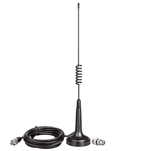 BINGFU 27MHz CB Radio Antenna, PL259 Interface, BNC Male Connector, Compatible with Car, Truck, Mobile, and Handheld CB Radios, Including Cobra, Midla