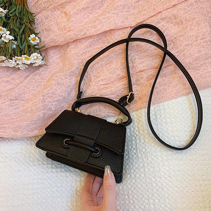 Fashionable Korean Style Shoulder Crossbody Bag Premium Pu Leather Square Bag