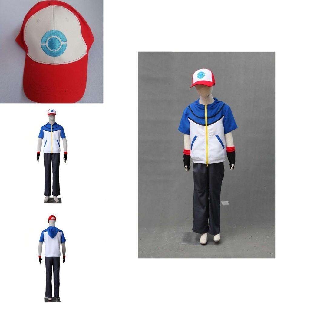Pokemon Ash Ketchum Cosplay Costume For Kids And Adults Perfect For Halloween And Cosplay Parties