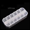 Charms Rhinestones Earring Jewelry Organizer Empty Case Nail Art Rhinestone Storage Box Storage Box