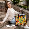 Bohemian Pattern Tote Bag Casual Large Capacity Daily Shoulder Handbag for Women Outdoor Shopping Travel Use