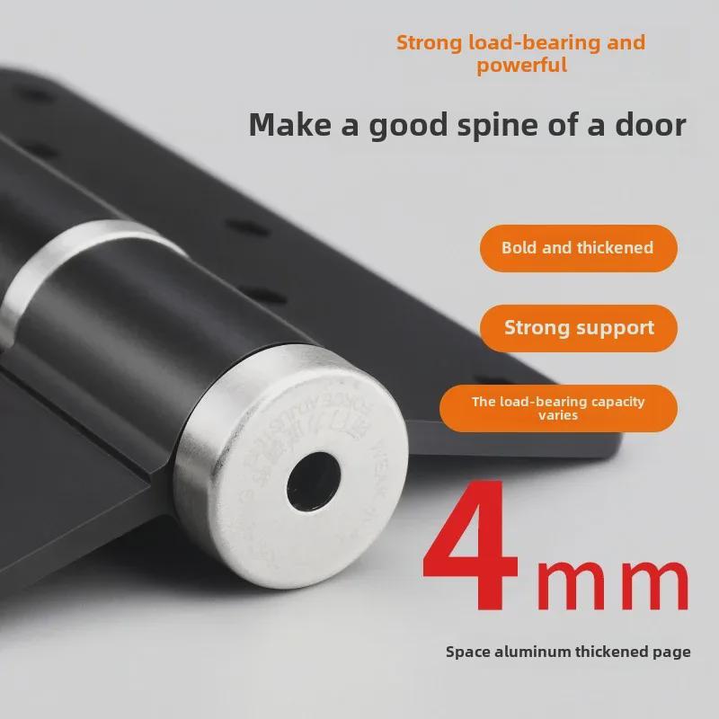 Hydraulic Invisible Door Hinge Closer with Automatic Rebound and Self-Closing Spring