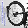 1Pcs Bike Stand Wall Mount Bicycle Holder Mountain Bike Rack Stands Storage Hanger Hook Mounted Rack Stand Steel Black