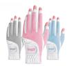 Golf Gloves for Women with Exposed Fingers Summer Breathable Mesh Sun Protection Golf Flexible Finger Covers Golf Accessories