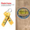 3 Bubble level Key Chain Mini Portable Spirit Level Vertical Horizontal Gradienter Measuring Furniture 45 Degree Measuring Tools